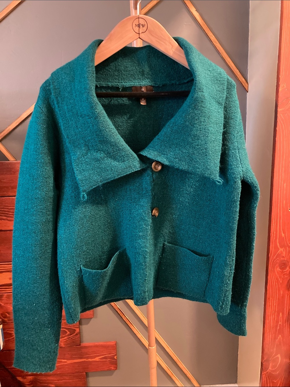 Fenn Wright Manson Teal Teddy Jacket
